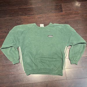 Vintage Green Adidas crewneck sweater